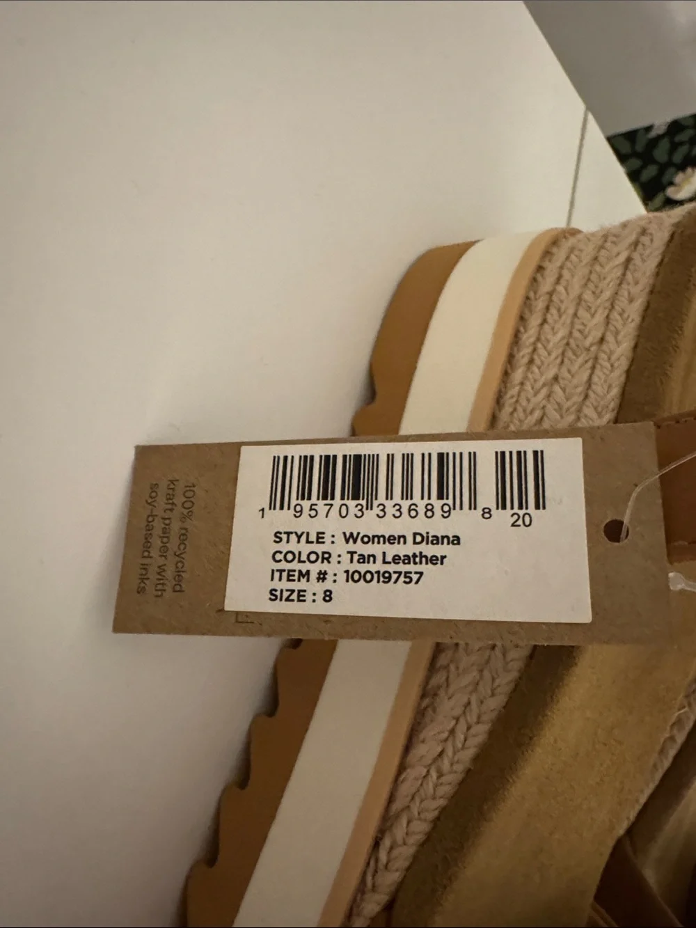 TOMS Platform Wedge Sandals with Buckle Strap